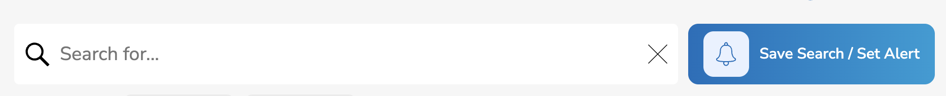 Save Search / Get Alert button displayed with current search results