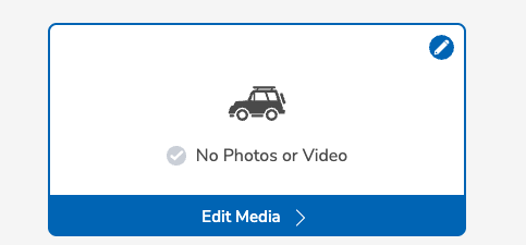 KSL Cars listing editor showing Edit Media