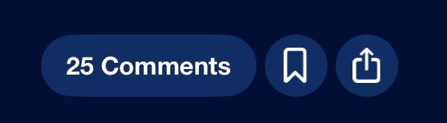 Comments button below a story's main photo in the KSL News iOS app