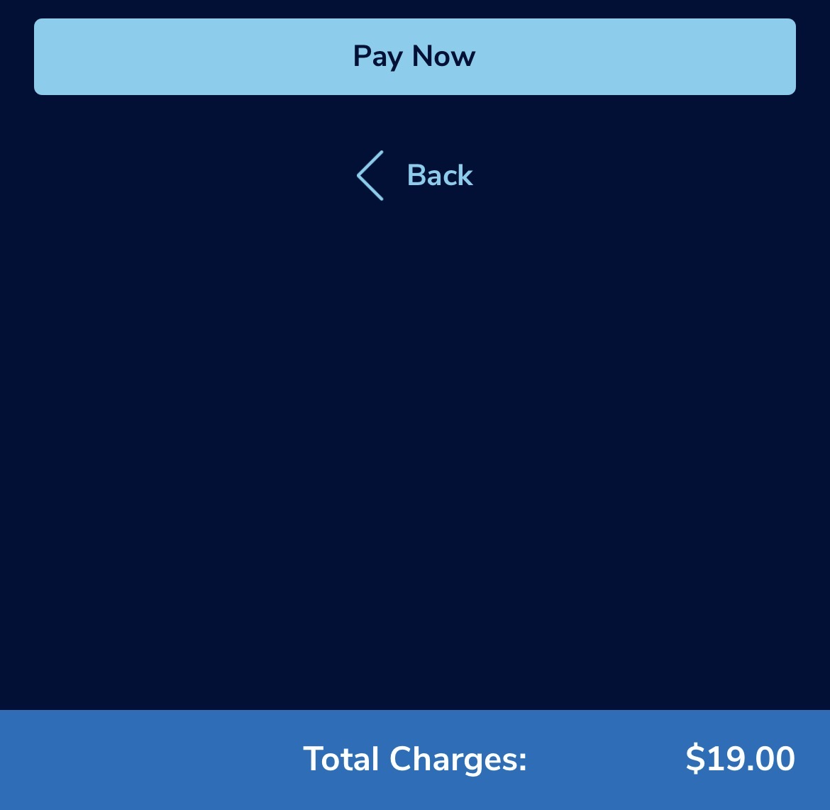 Total Charges and Pay Now button in the KSL Classifieds app
